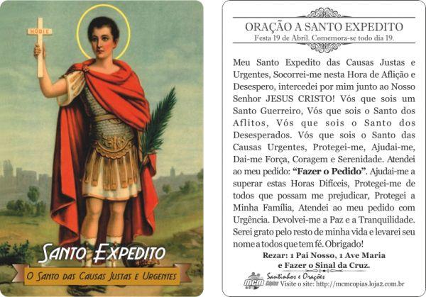 oracao de santo expedito 