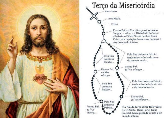 terço da divina misericórdia para imprimir