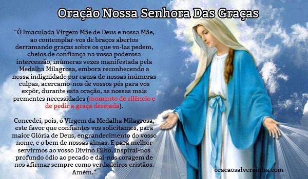 Oraçao Nossa Senhora das Gracas