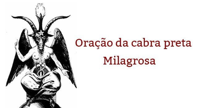 oração da cabra preta