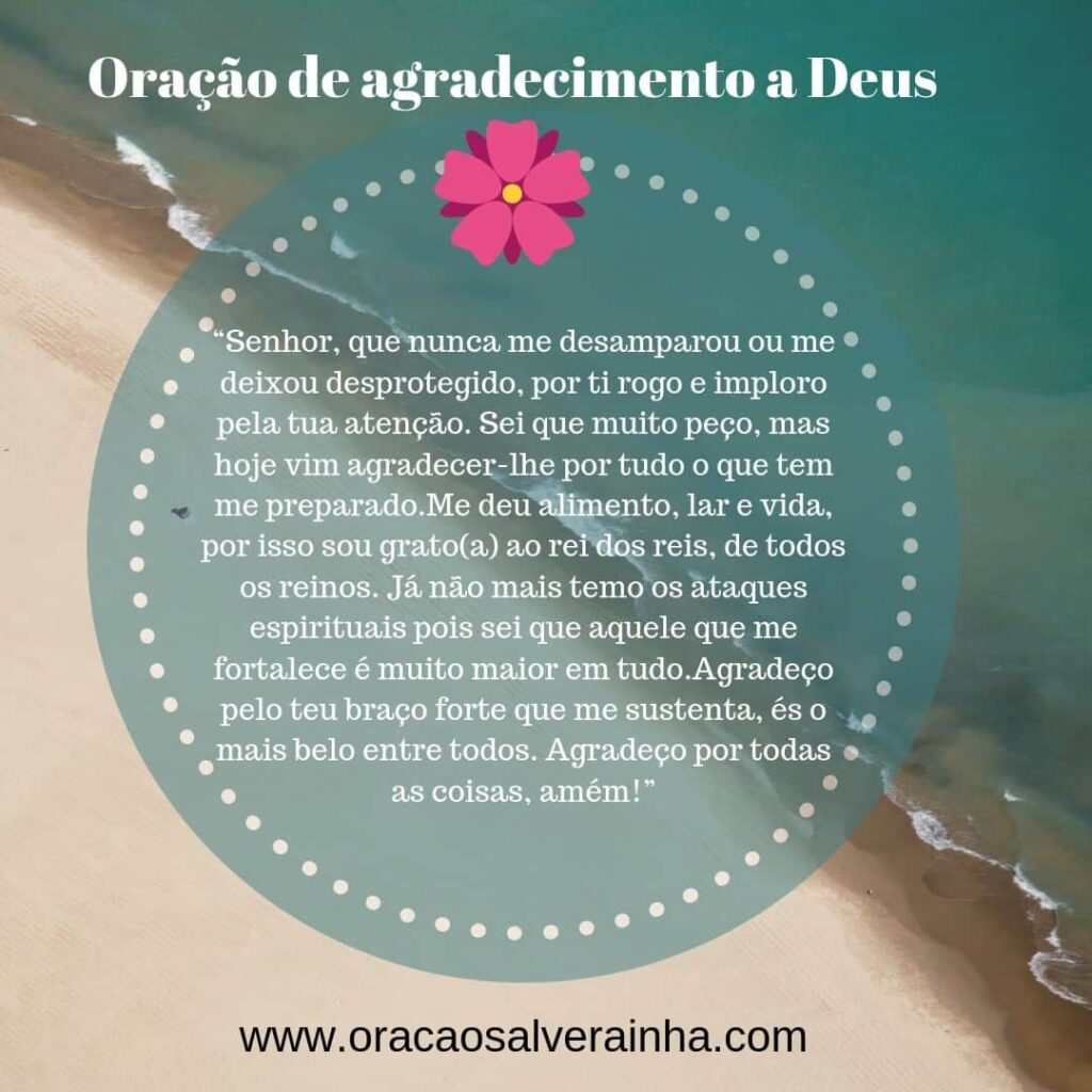 Oração de Agradecimento