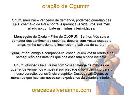 oração de Ogum