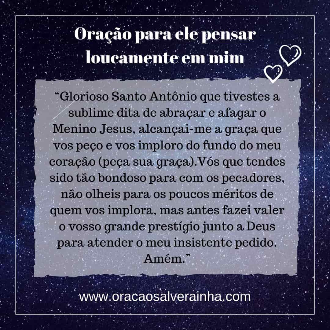 Oração Para Ele Pensar Em Mim Loucamente [As 2 Mais Conhecidas]