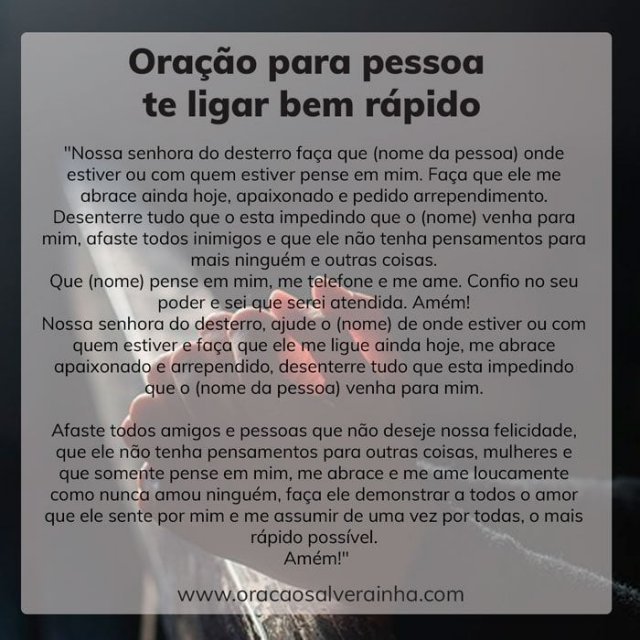 Oração Para Pessoa Te Ligar Desesperada AGORA Mesmo em 2 Minutos