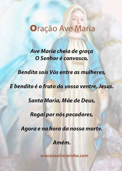 ave maria oracao