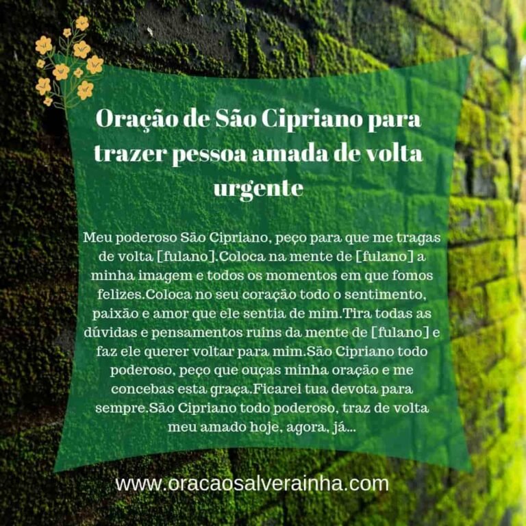 Oração Para Trazer Amor De Volta Em 24 Horas