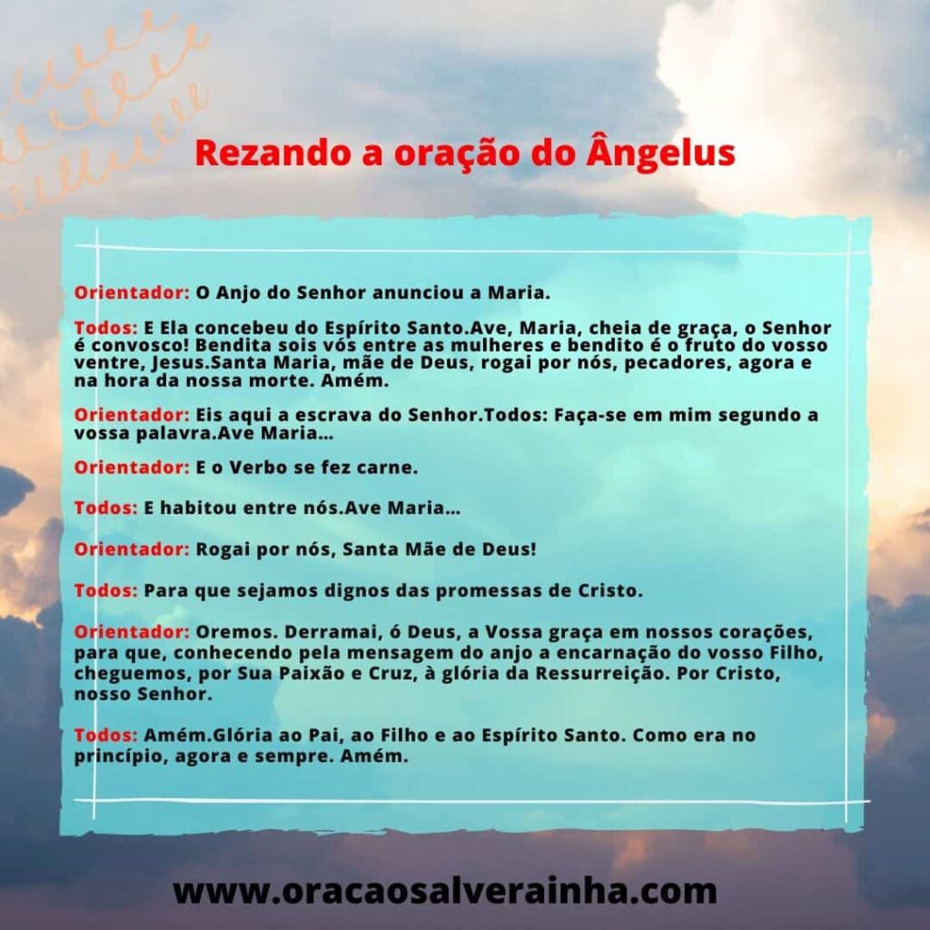 oração do Ângelus